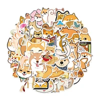 2550pcs cute stickers lovely shiba inu akita dog stickers diy diary scrapbook cartoon sticker for luggage mobile phone stickers