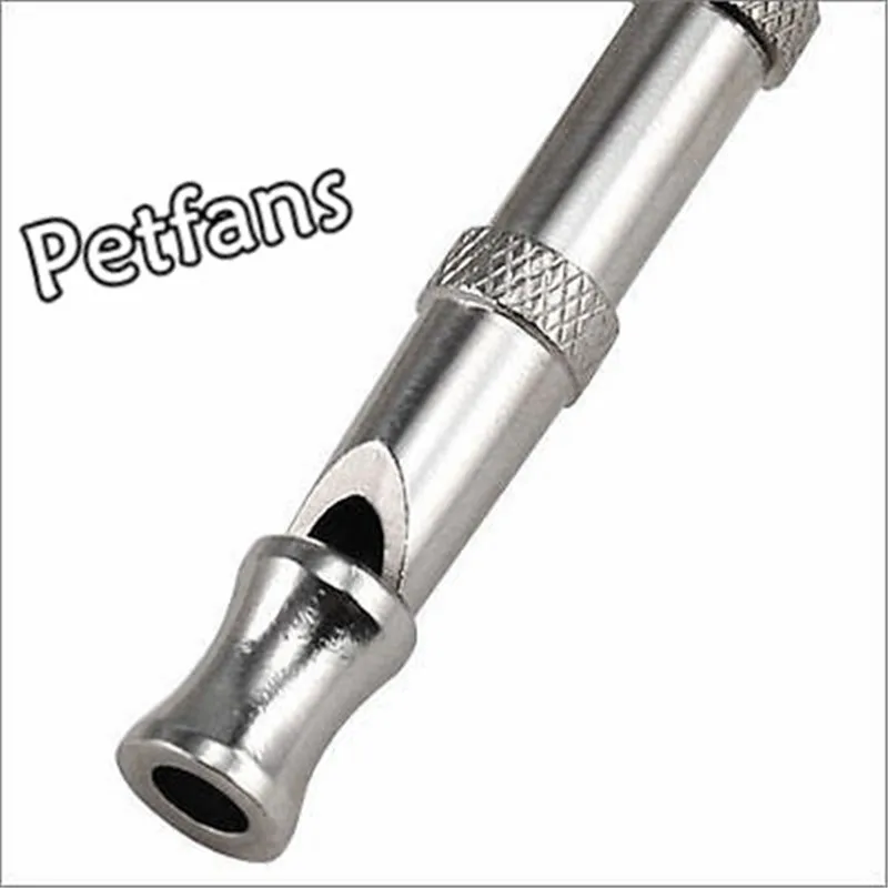 2018 Pet Dog Metal Whistle Two-tone Ultrasonic Flute Stop Barking Sound Repeller Cat Training Keychain Supplies | Дом и сад