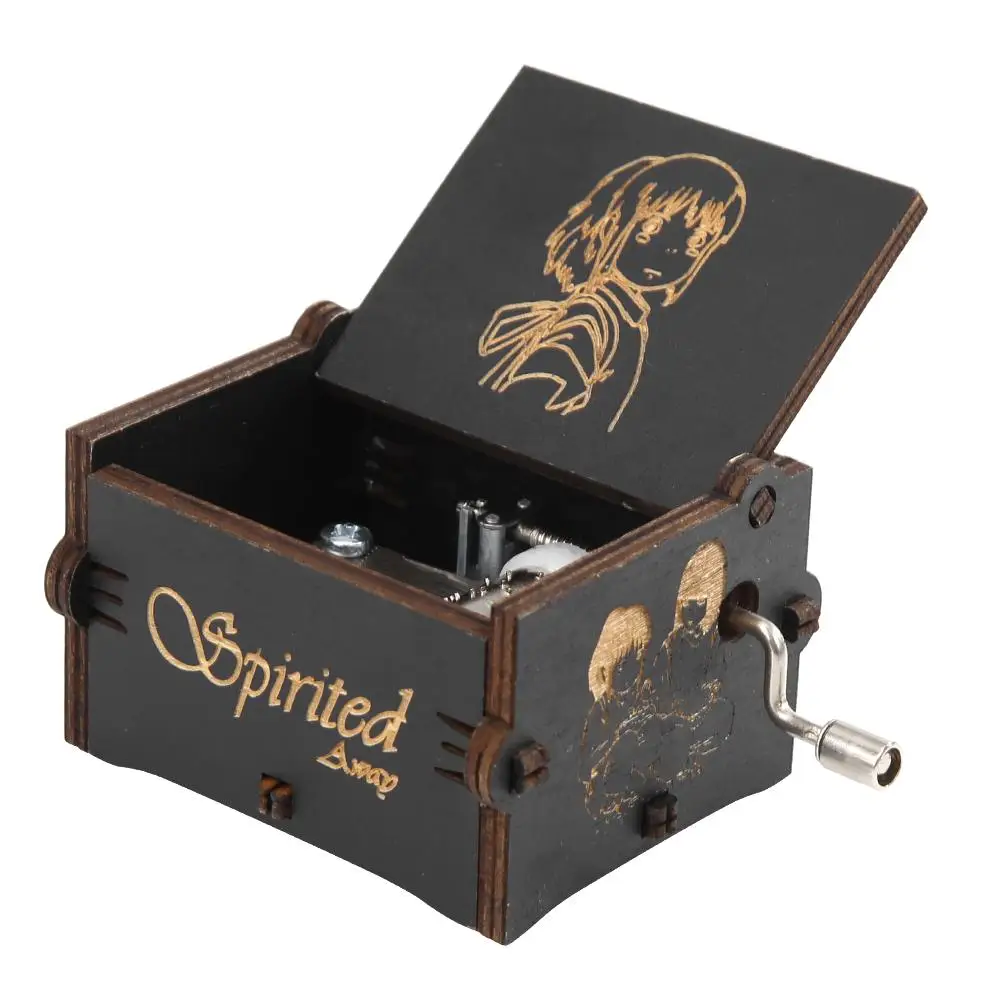 Ретро музыкальная шкатулка для дома украшения деревянная ручная работа
