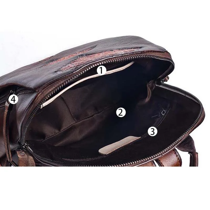 Женский кожаный рюкзак, винтажный рельефный рюкзак Mochila Feminina, повседневный женский рюкзак, женская сумка на плечо, рюкзак для путешествий