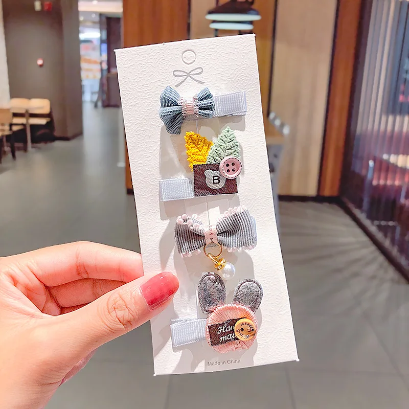 Заколка для волос детская на день рождения и Рождество 3-4 шт. | Детская одежда