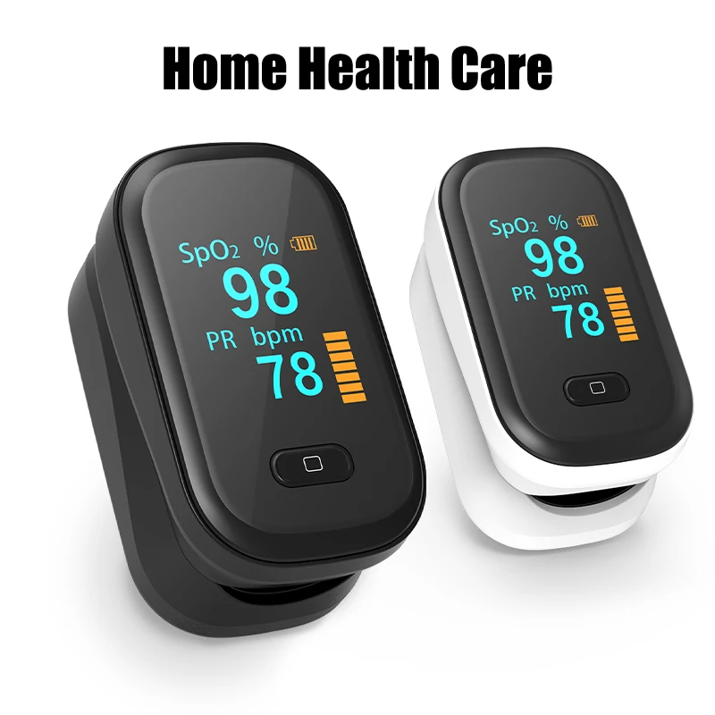 Бытовой портативный Пульсоксиметр Пальчиковый медицинский SpO2 PR оксиметр OLED