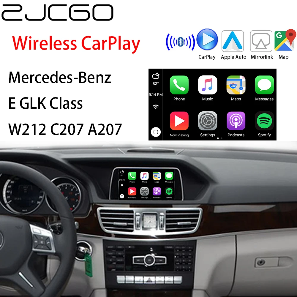 Беспроводной адаптер интерфейса ZJCGO Apple CarPlay Android для Mercedes-Benz E GLK Class W212 C207 A207 NTG |