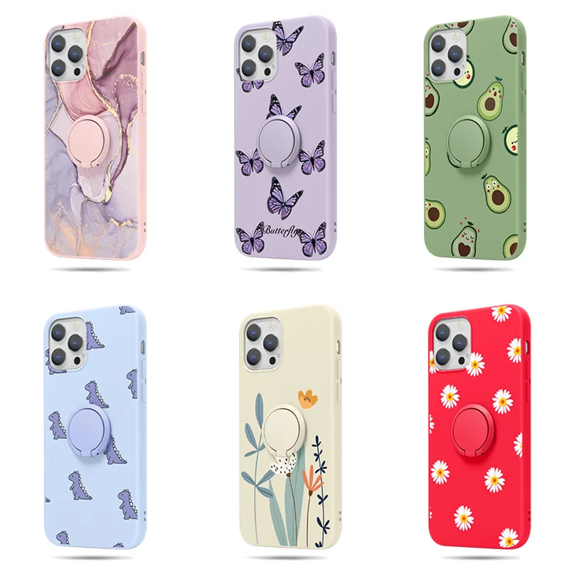 Чехол с магнитным кольцом-держателем для Huawei P30 P40 P20 Pro Mate 20 10 Lite Honor 9X 8X 8A 9A 10i 20i Y7 Y9 Y6