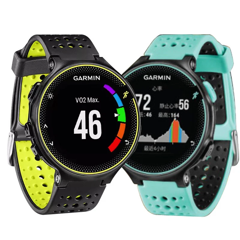 Silicone Replacement Watch Band for Garmin Forerunner 230 / 235 / 220 / 620 / 630 / 735 735XT watch Outdoor Sport Watchstrap