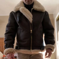 leather jacket for men motorcycle stand collar zipper pocket jackets male winter pu coats biker faux fur coat thicken overcoats