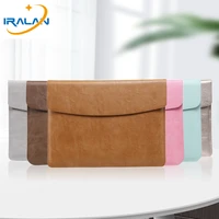 laptop sleeve bag for funda macbook air 13 case 2020 a2337 pro 11 12 15 m1 14 16 inch computer bags waterproof cover pu leather