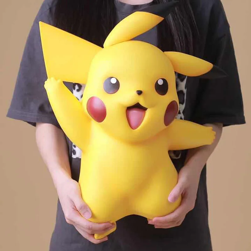 Большой размер 1:1 Pokemon Pikachu Stand Ver. Фигурки игрушки 40 см|Игровые фигурки и