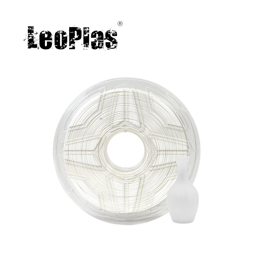 

LeoPlas 1.75mm Flexible Soft White TPU Filament 1kg For FDM 3D Printer Pen Consumables Printing Supplies Rubber Material