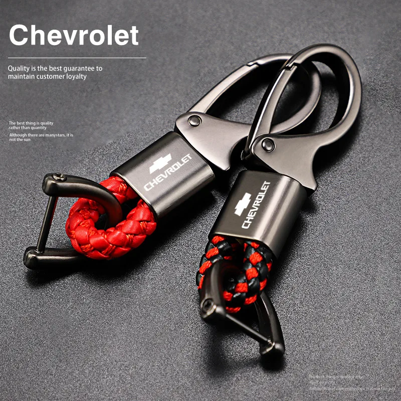 Премиум брелок для автомобиля из цинкового сплава кожаный ключей Chevrolet Equinox Cruze
