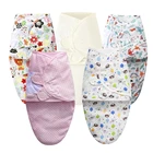 Детский спальный мешок, конверт для новорожденных, кокон, мягкое Пеленальное Одеяло из 100% хлопка для 0-6 месяцев