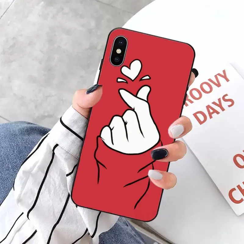 

Colorful love hearts than hearts Phone Cases for iPhone 11 12 pro XS MAX 8 7 6 6S Plus X 5S SE 2020 XR mini