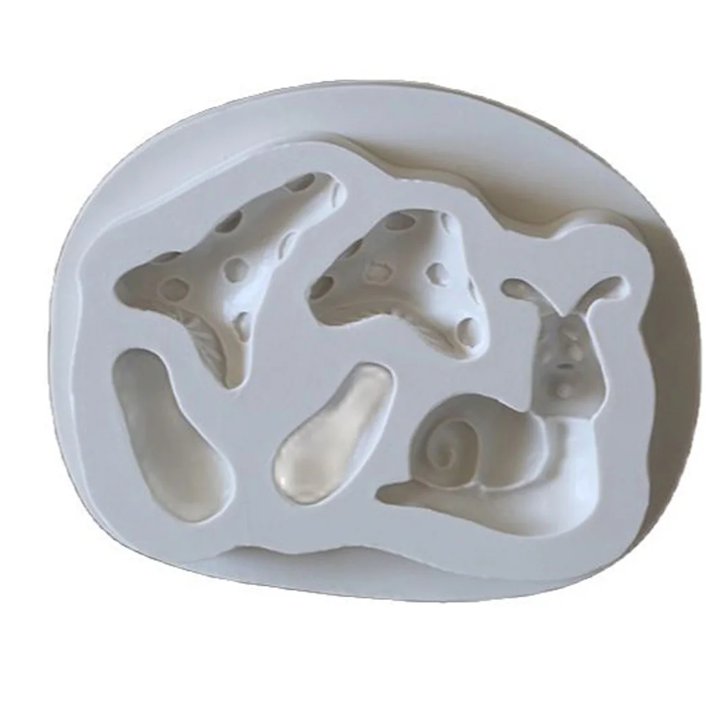 Фея Улитка грибной домик для дверей и окон из Fondant силиконовые формы торта