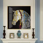Абстрактная Картина на холсте с изображением короля лошади, настенные картины, большой постер, печать для гостиной, торжественное украшение, поп-арт в саудовской аравии