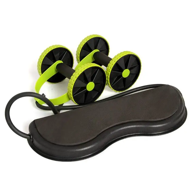 

Wheels Roller Stretch Elastic Abdominal Resistance Pull Rope Tool Abdominal Muscle Trainer Exercise Home Fitness Equipment