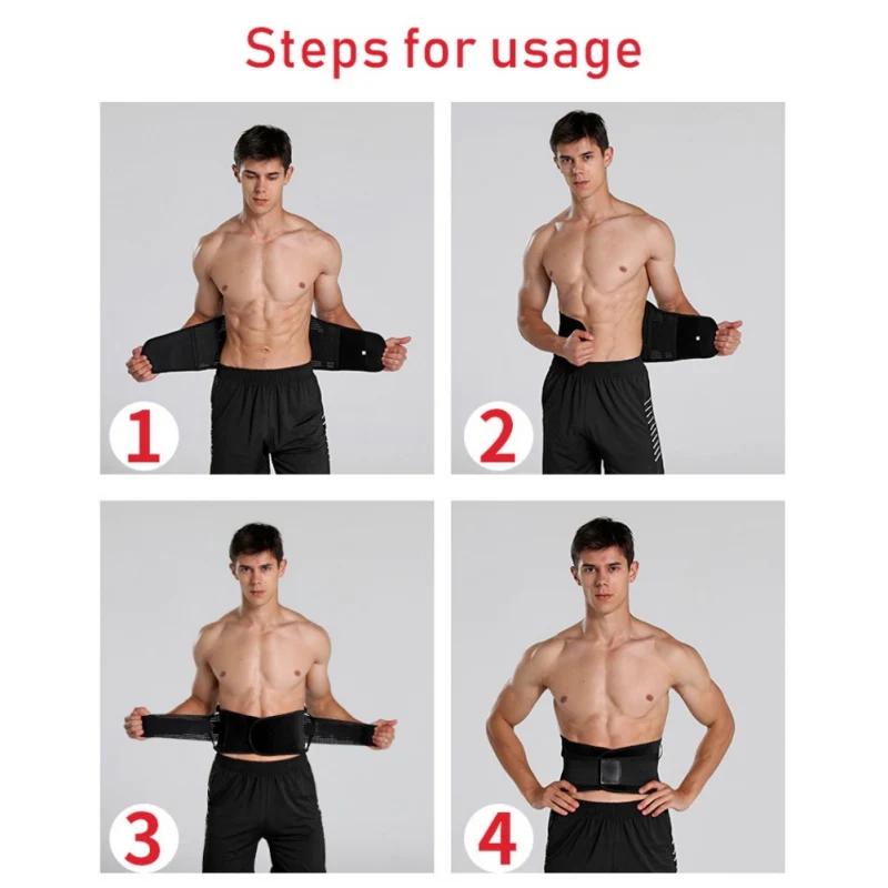 

Support Belt Adjustable Lumbar Support Pain Relief for Exercise Fitness Weight Lifting Squat Sport Belt