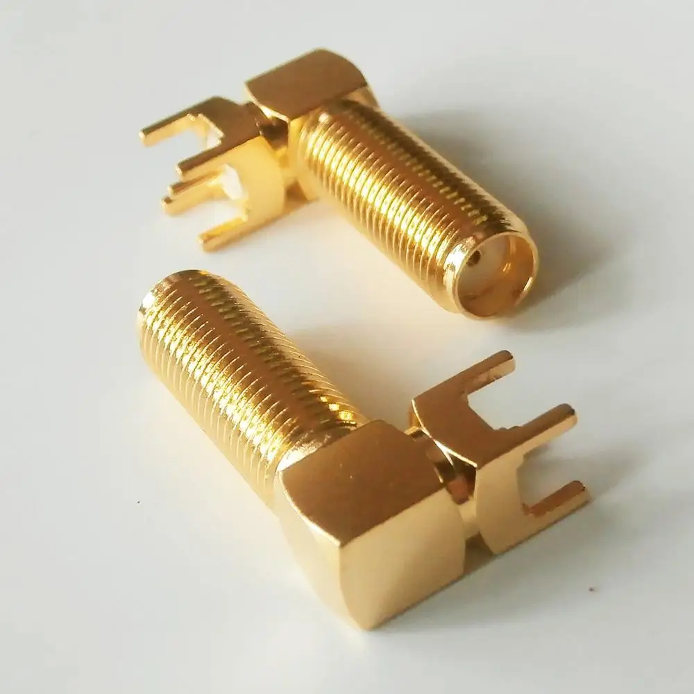1X шт Новый РЧ Разъем гнездо SMA Центральная пайка PCB зажим край крепление удлинить
