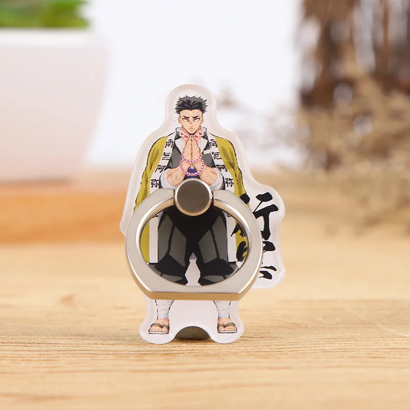 

Ainme Demon Slayer Kimetsu No Yaiba Figures 360 Degree Rotate Mobile Phone Holder for All Smart Phone Stand Action Figure Toys