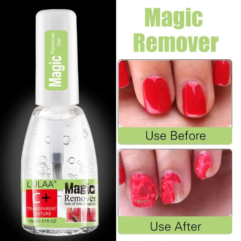 

15ML Burst Nail Polish Remover Gel Soak Off Nail Cleaner Peel Off Varnishes Base Degreaser Liquid Cosmectics Nail Art Tool TSLM2