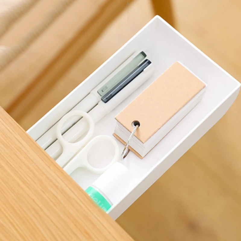 

5 Pieces of Small Creative Drawer Storage Box Desk Desk Pen Box Does Not Take Up Space Student Stationery Storage Box