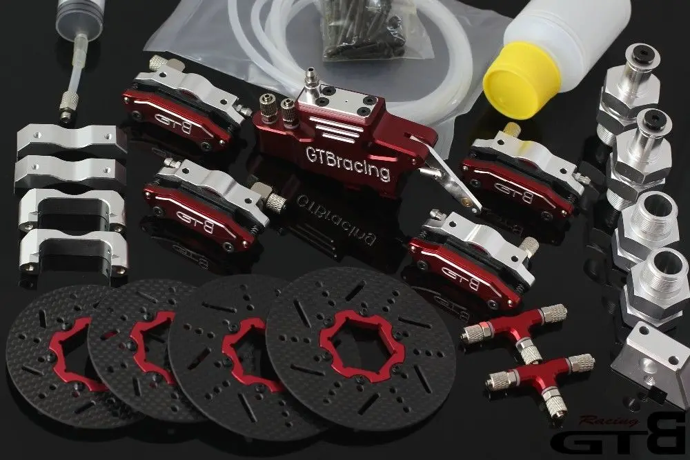 GTB Racing 4 комплект четырехколесных тормозов для HPI Rofun KM Baja 5b 5t Багги