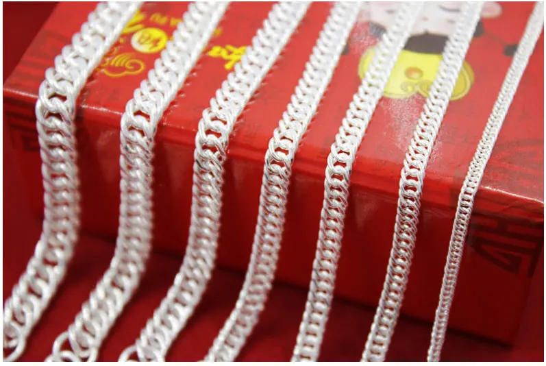 Боковая цепочка Ожерелье для мальчика модные серебряные ювелирные изделия