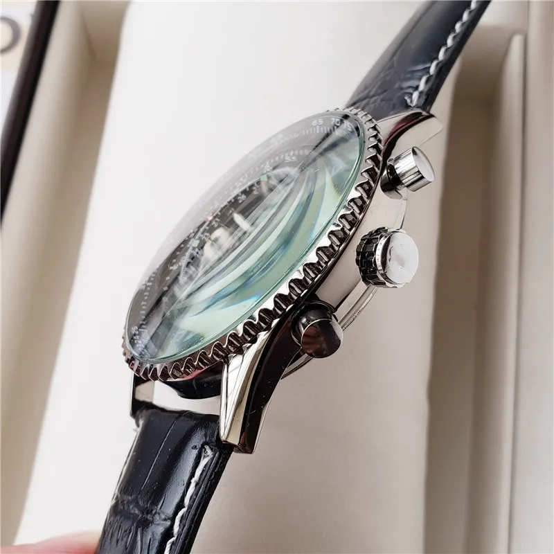 

2021 New Men Automatic Self Wind Mechanical bentley watches Stainless Steel Leather Sstrap watch