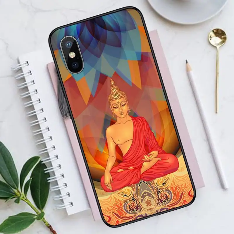 

gautama buddha Phone Cases for iPhone 11 12 pro XS MAX 8 7 6 6S Plus X 5S SE 2020 XR Luxury brand shell funda coque