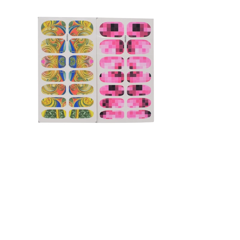 

2018 New Arrivals 10.5cm x 6cm DIY Decals Mix 20 Styles Nails Art Water Transfer Printing Stickers For Nails