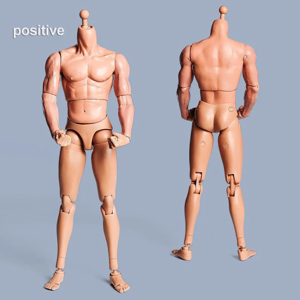 

1/6 scale narrow shoulder high quality 12 inch action figure muscle male body model toy