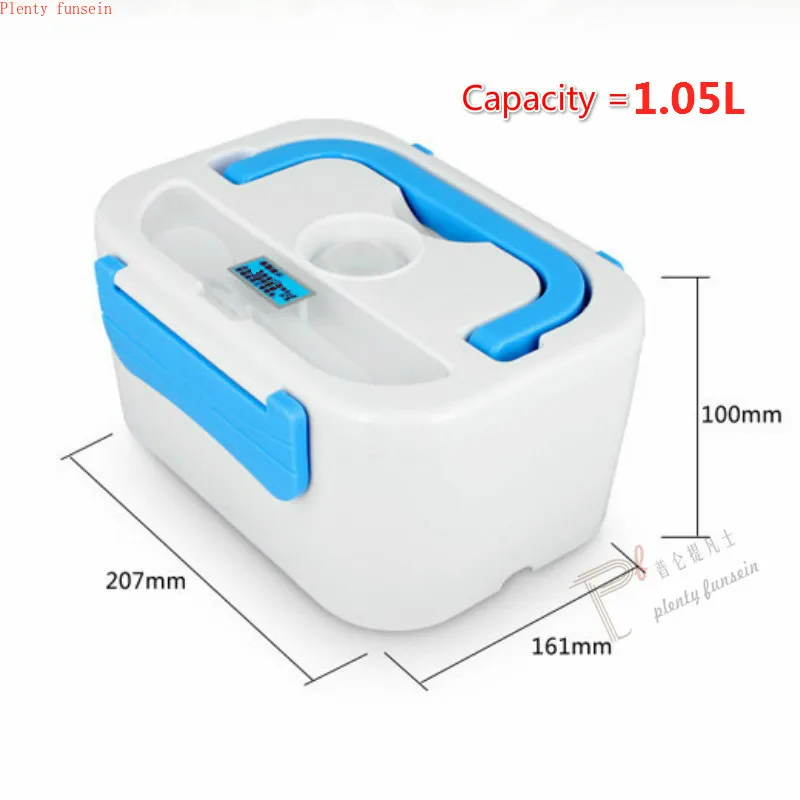 Портативный пластиковый Ланч бокс с электроподогревом 220 л 40 Вт|Коробки для