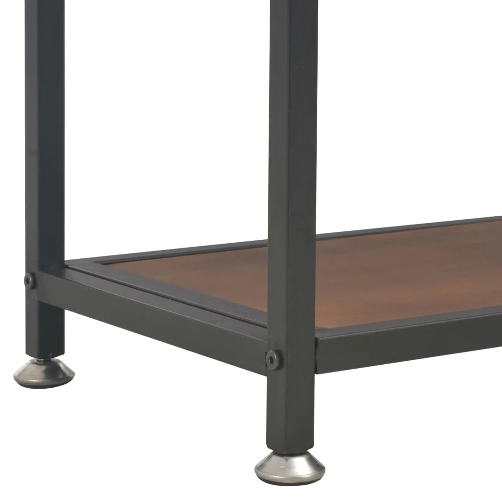 Консольный стол с 3 ящиками 120x30x76 см из твердой древесины| |