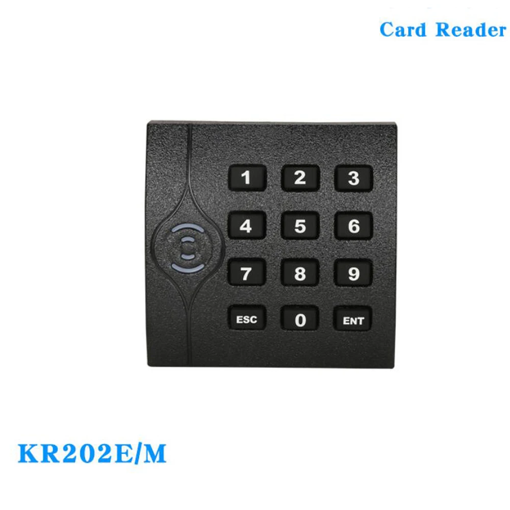 Водонепроницаемый считыватель карт Rfid Ip65 125 кГц с клавиатурой Wiegand 26/34 13 56 МГц для