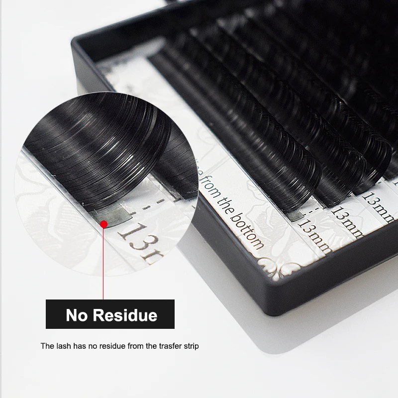 

MENGBIO eyelash extension Natural Soft 10cases/lot individuals false lashes Professionals beauty NAGARAKU line