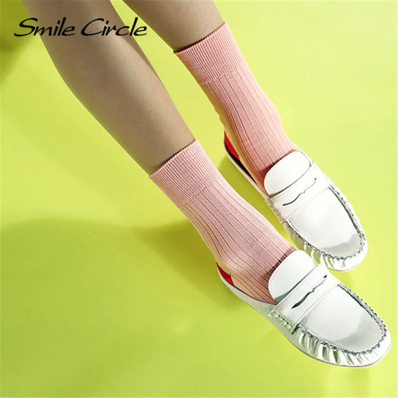 лоферы женские Улыбка круг Большие размеры 36-43 Шлёпанцы слипоны Для женщин