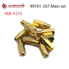 Alconstar- 10 шт. Шестигранная основная струя 99101-357 для Keihi CR FCR PJ PE PD PWK PWM для карбюратора Harley Шестигранная основная Форсунка инжектора