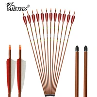 12pcs spine 400 archery carbon arrow 31inch pure carbon arrows id6 2mm gpi 7 5 for bow and arrow hunting shooting accessories