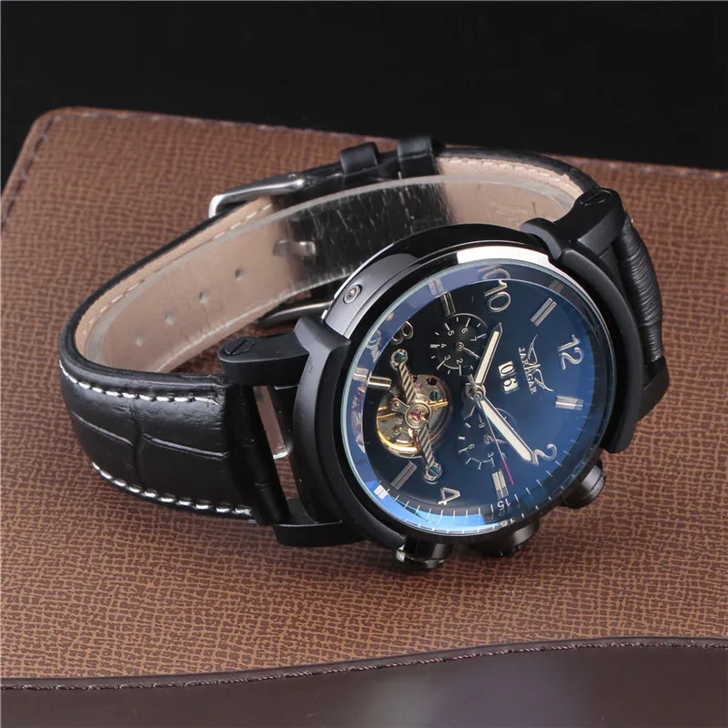 Мужские часы для отдыха циферблат свободное колесо полностью автоматические