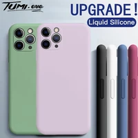 liquid silicone shockproof cover case for iphone 12 phone case for iphone 12 mini 11 pro xr x xs max 6 6s 7 8 plus se 2020 cases