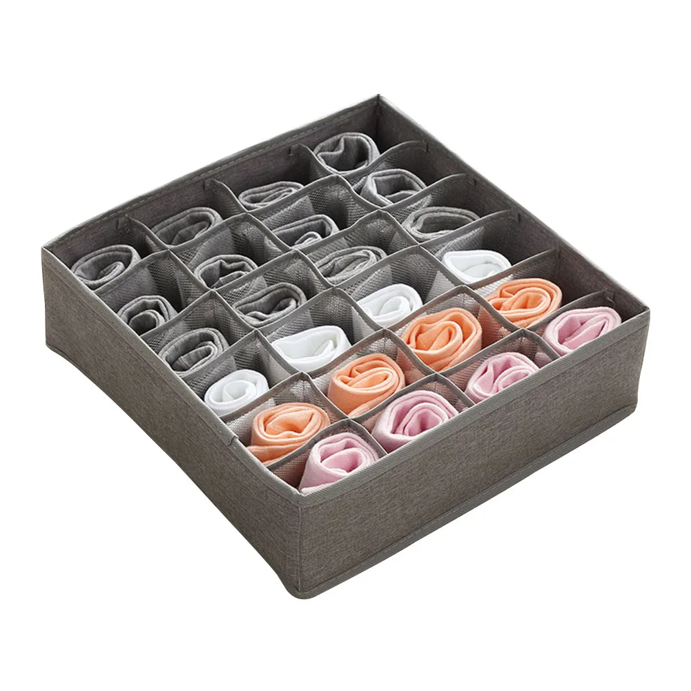 Классический Домашний Складной моющийся ящик для бюстгальтера твердый хранения