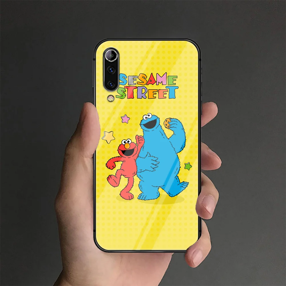 

Sesame Street Cute Phone Tempered Glass Case Cover For Xiaomi Mi A3 Max3 Note 9 10 I T Pro Lite Ultra Prime Tpu Painting Case