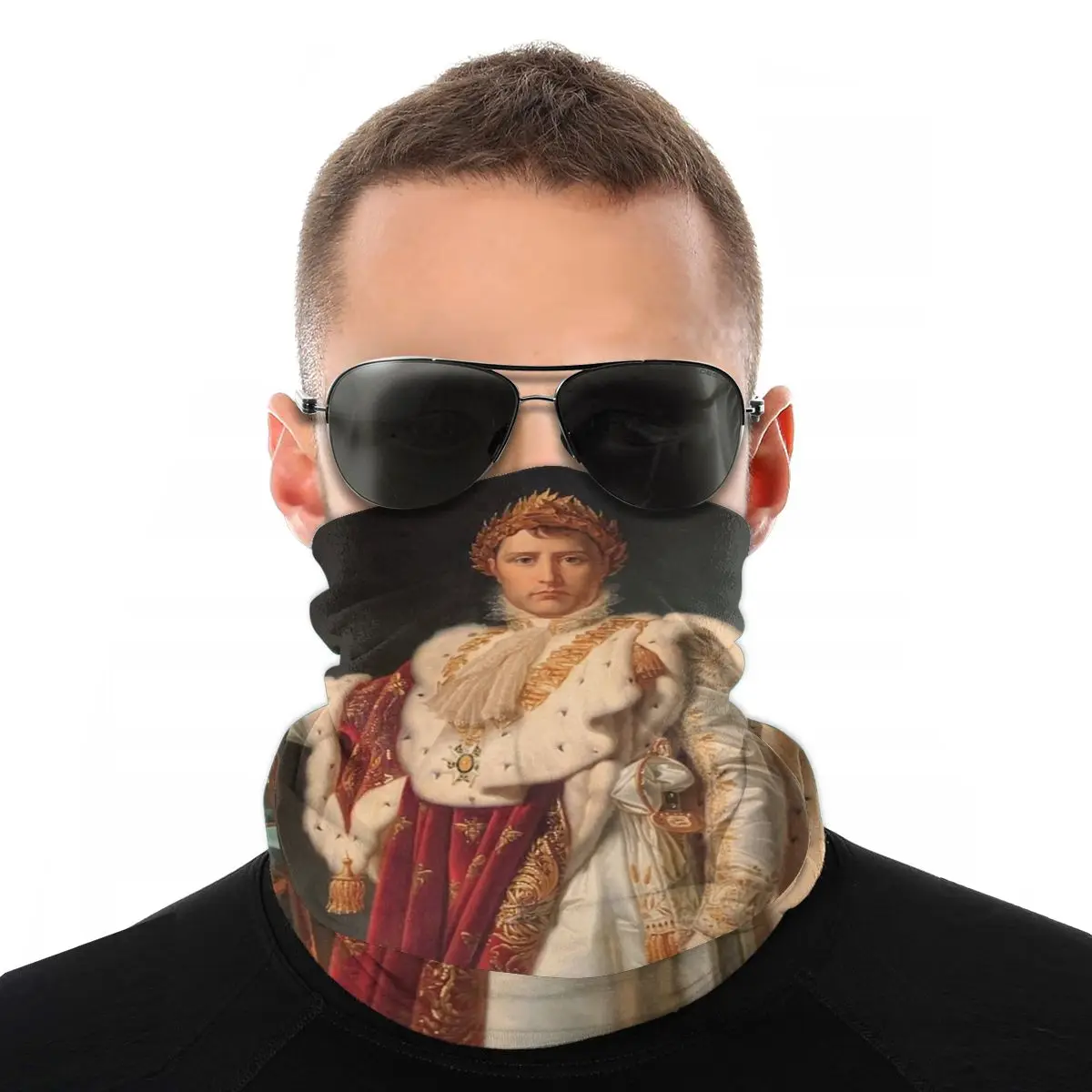 

Napoleon Magic Scarf Neck Face Mask Men Women Fashion Neck Warmer Seamless Bandanas Windproof Headwear Biking Climbing