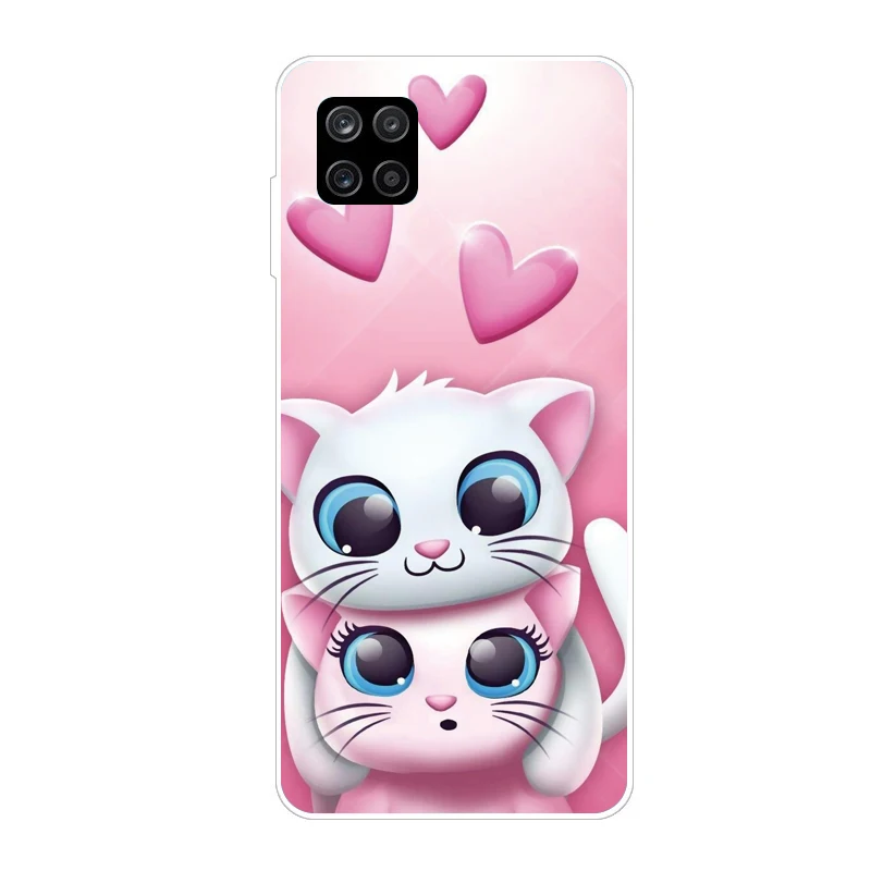 Чехол для Samsung Galaxy A12 чехол телефона Силиконовые Мягкие ТПУ чехлы задней панели 2019