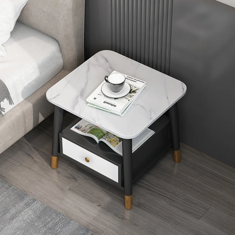 Северная Европа краткое Роскошные прикроватная тумбочка ABC Мрамор столешница +