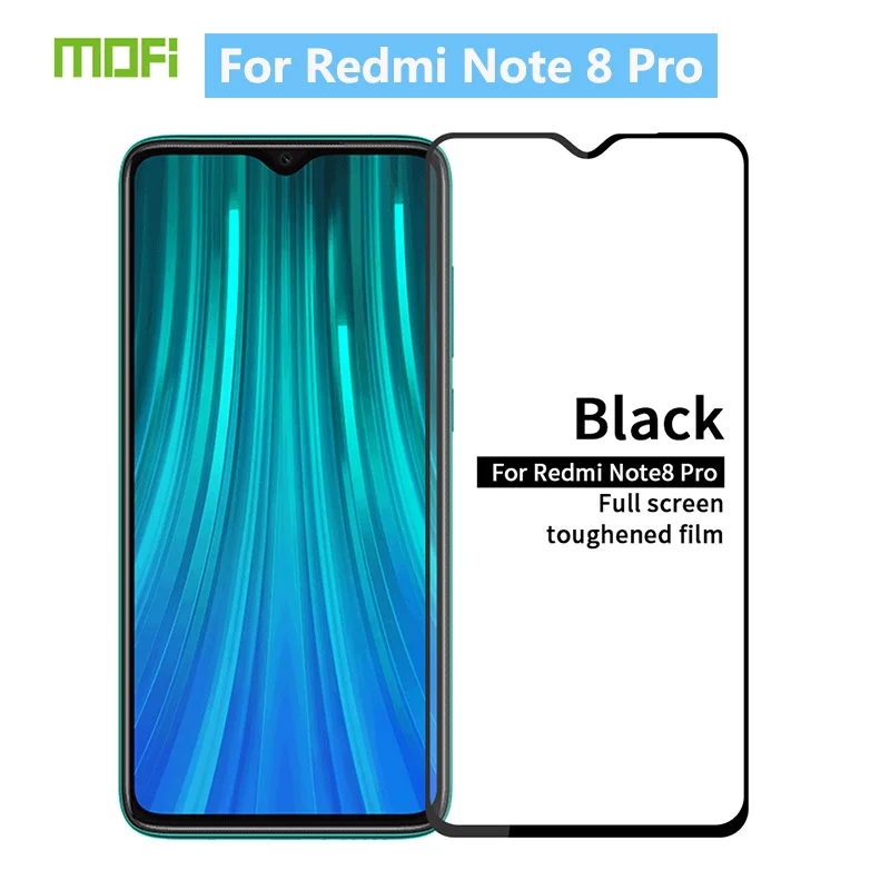Redmi Note 8 Pro MOFi стекло для Xiaomi 9H закаленная пленка Note8 защита экрана|Защитные стёкла