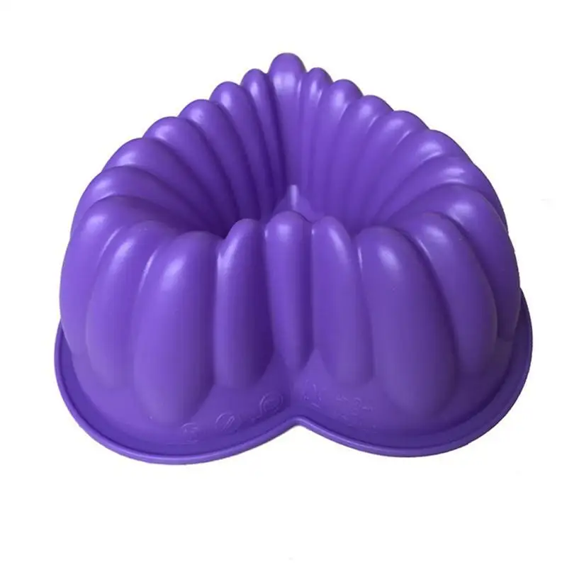 

1pc Love Heart Shape Cake Mold Silicone Freezing and Baking Pastry Molds Mousse Bread Mould Bakeware DIY Non-Stick Cake Pan