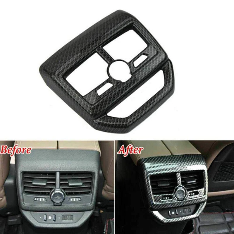 

Car Air Conditioning Cover Trim, for Peugeot 3008 5008 GT Rear Behind Armrest Box Outlet Vent Frame Decoration