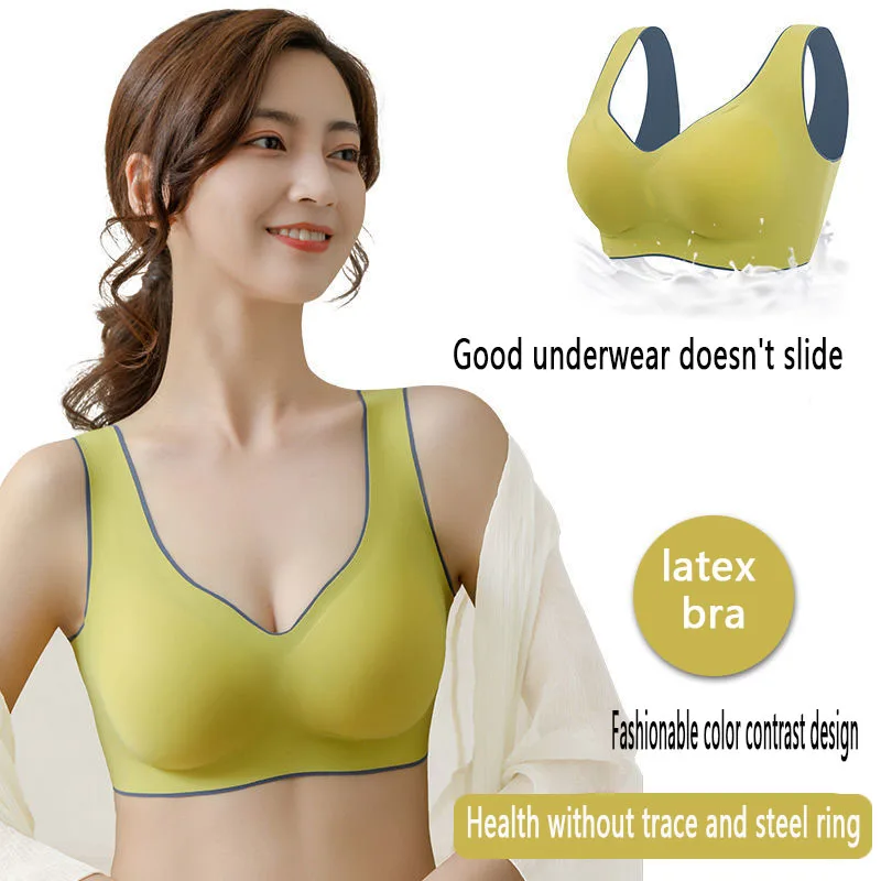 

Сексуальный бесшовный бюстгальтер без оправы Для женщин, бюстгальтер, чашечки расположены рядом, пуш-ап, уютный лифчик, Спортивное нижнее б...