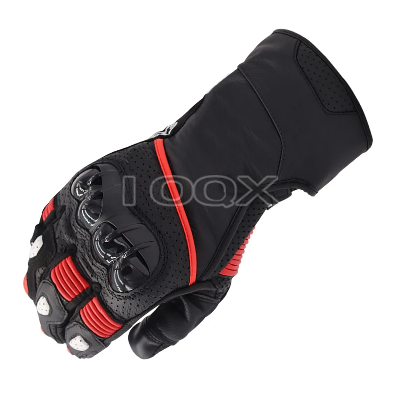 

Alpine Motocross Motorcycle Downhill Bike Offroad Long Leather Glove Street Moto Mens Riding Gloves