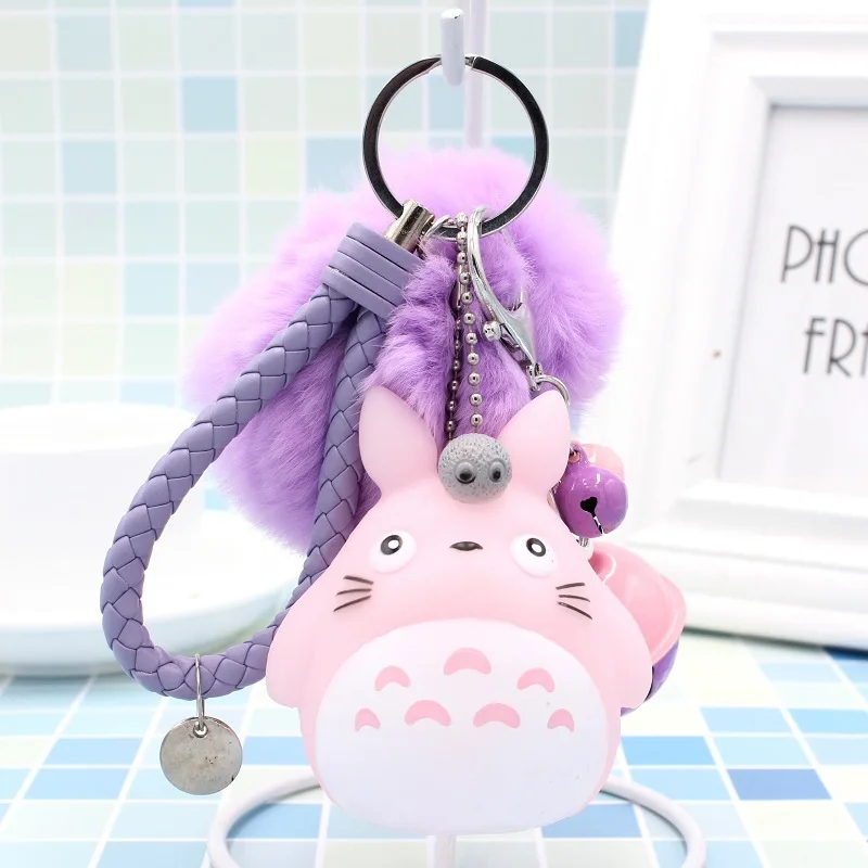 Горячая мини мой сосед синий Тоторо плюшевый брелок игрушка kawaii Аниме Тоторо зонтик мягкие плюшевые брелки подарок